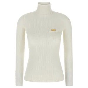 Elisabetta Franchi Ribbed Turtleneck Sweater - NWT